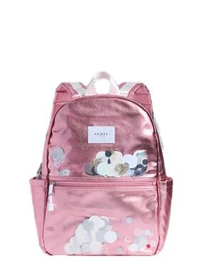 STATE KANE Metallic Pink Kids Backpack with Confetti!! Age 4-8 2/$160